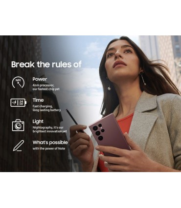 گوشی سامسونگ Galaxy S22 Ultra | ظرفیت ۱ ترابایت | رم ۱۲ گیگابایت - رنگ شرابی