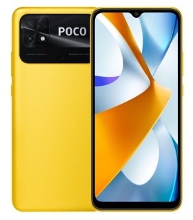 گوشی شیائومی مدل Poco C40 | ظرفیت ۶۴ گیگابایت | رم ۴ گیگابایت - رنگ زرد | پک گلوبال