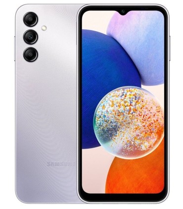 گوشی سامسونگ Galaxy A14 | ظرفیت ۱۲۸ گیگابایت | رم ۴ گیگابایت - رنگ نقره‌ای