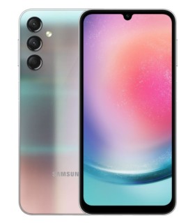 گوشی سامسونگ Galaxy A24 | ظرفیت ۱۲۸ گیگابایت | رم ۴ گیگابایت - رنگ نقرهای