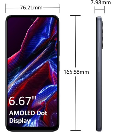 گوشی شیائومی مدل Poco X5 | ظرفیت ۲۵۶ گیگابایت | رم ۸ گیگابایت - رنگ مشکی | پک گلوبال