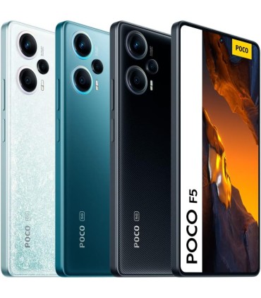 گوشی شیائومی مدل Poco F5 5G | ظرفیت ۲۵۶ گیگابایت | رم ۱۲ گیگابایت - رنگ آبی | پک گلوبال