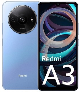گوشی شیائومی Redmi A3 | رم ۴ گیگابایت | ظرفیت ۱۲۸ گیگابایت | رنگ آبی | پک گلوبال