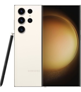 گوشی سامسونگ Galaxy S23 Ultra | ظرفیت ۲۵۶ گیگابایت | رم ۱۲ گیگابایت - رنگ کرم | ساخت ویتنام