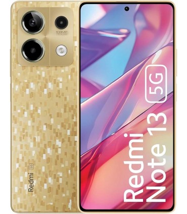 گوشی شیائومی مدل Redmi Note 13 5G | ظرفیت ۱۲۸ گیگابایت | رم ۶ گیگابایت - رنگ طلایی | پک گلوبال
