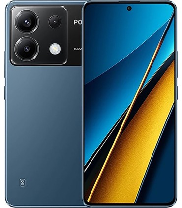 گوشی شیائومی مدل Poco X6 5G | ظرفیت ۲۵۶ گیگابایت | رم ۱۲ گیگابایت - رنگ آبی | پک گلوبال